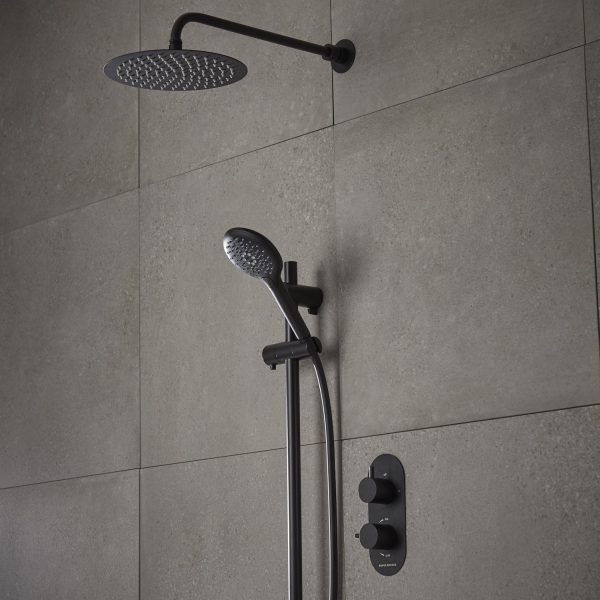 Roper Rhodes Unity Dual Function Shower System in Black SVSET152 - Image 2