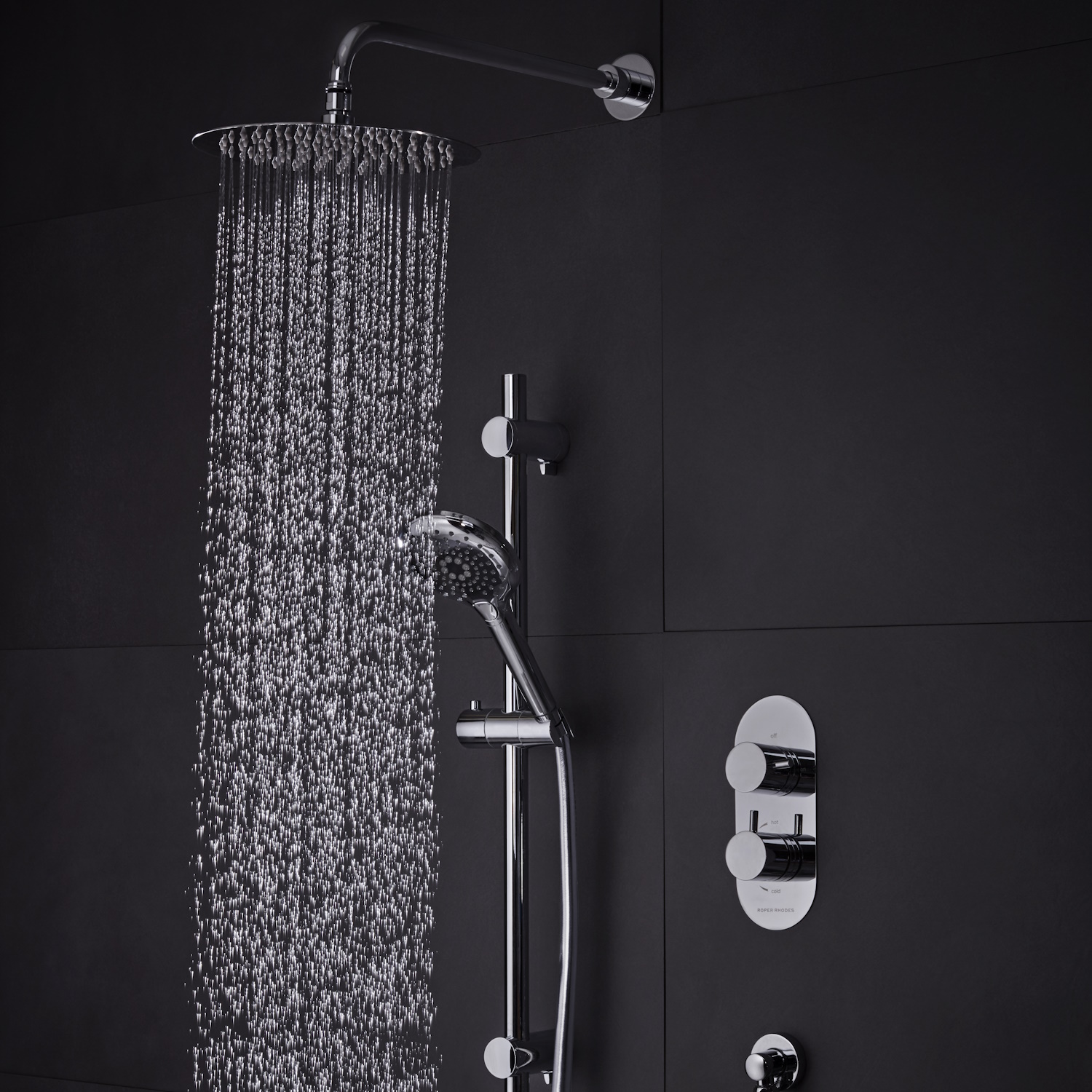 Roper Rhodes Unity Dual Function Shower System in Chrome SVSET151 ...