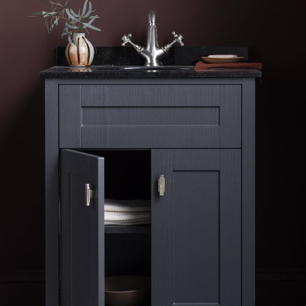 Bayswater Victrion 600mm Two Door Marble Wash Unit and Basin - Image 2
