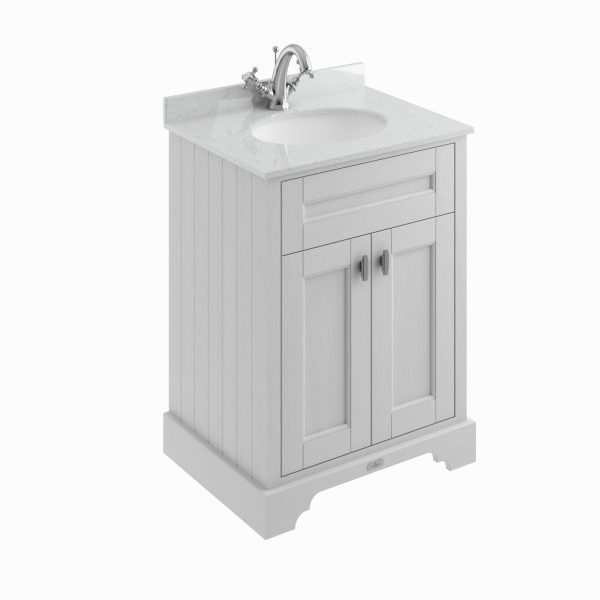 Bayswater Victrion 600mm Two Door Marble Wash Unit and Basin - Image 3