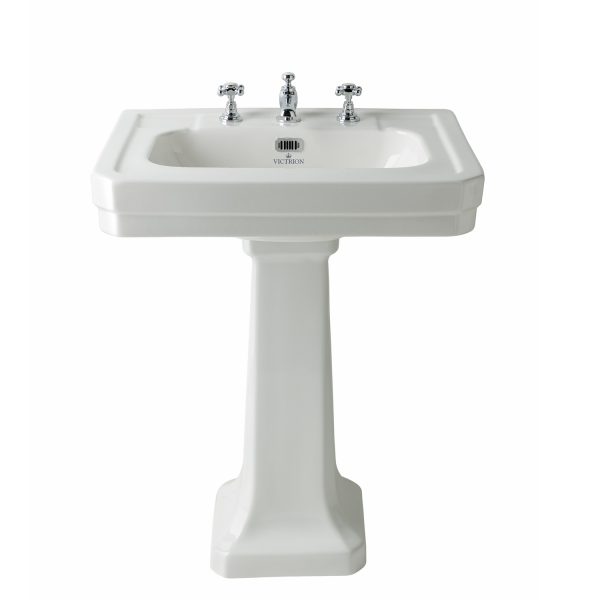Bayswater Victrion 640 Basin and Pedestal (VCBL003) (VCPL001) - Image 3