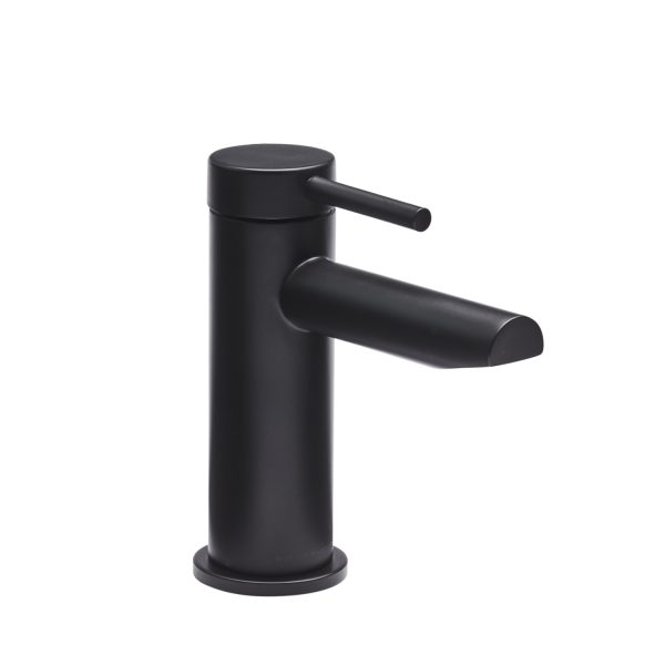 Roper Rhodes Storm Nova Mini Basin Mixer Tap with Click Waste in Black T466103