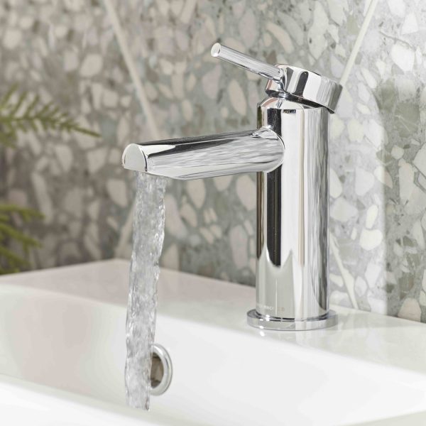Roper Rhodes Storm Nova Mini Basin Mixer Tap with Click Waste in Chrome T466102 - Image 2