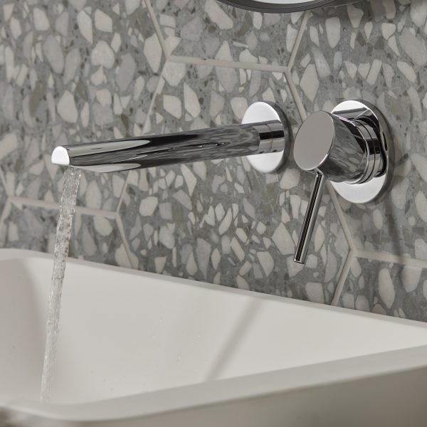 Roper Rhodes Storm Nova Wall Mounted Basin Mixer Tap Chrome T491902 - Image 3
