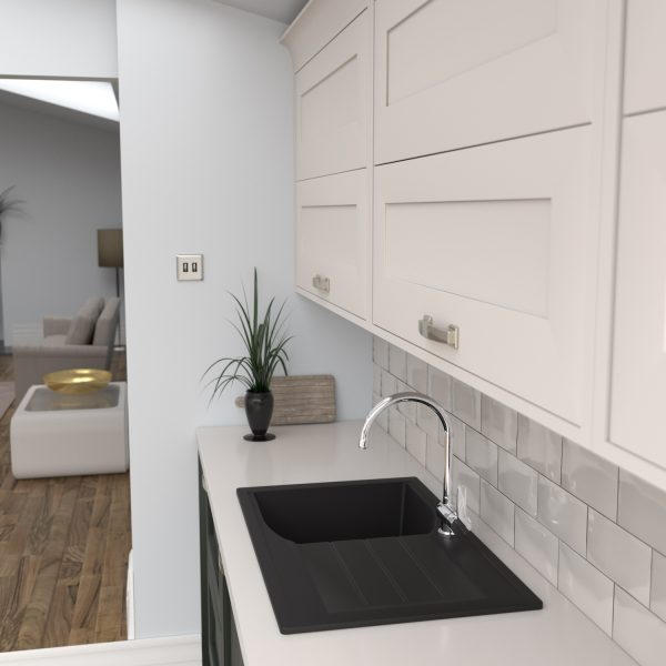 Abode Czar Single Lever Mixer Tap in Chrome AT1241