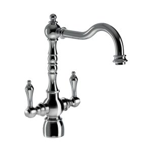 Abode Bayenne Monobloc Mixer Tap Dual Handle