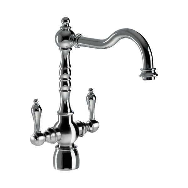 Abode Bayenne Monobloc Mixer Tap Dual Handle