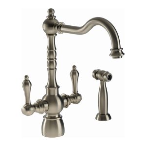 Abode Bayenne Monobloc Dual Handle Mixer Tap With Handset