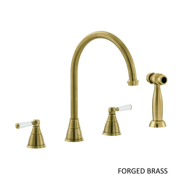 Abode Astbury 3 Part Mixer Tap With Handspray
