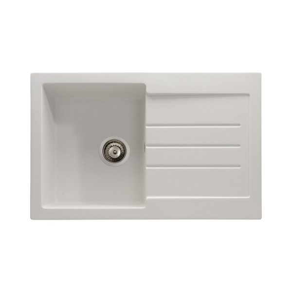Abode Xcite 1 Bowl and Drainer Granite Inset Sink - Image 2