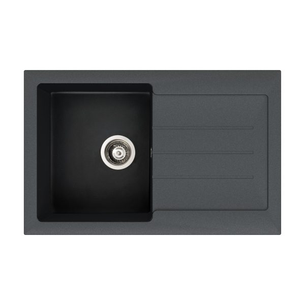 Abode Xcite 1 Bowl and Drainer Granite Inset Sink - Image 4