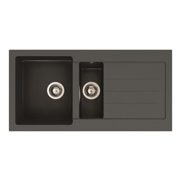 Abode Xcite 1.5 Bowl  and  Drainer Granite Inset Sink - Image 2