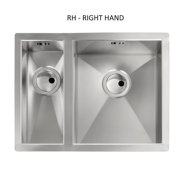Abode Matrix R0 1.5 Bowl Undermount Sink Brushed Steel - Image 4