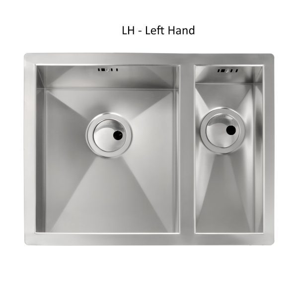 Abode Matrix R0 1.5 Bowl Undermount Sink Brushed Steel - Image 3