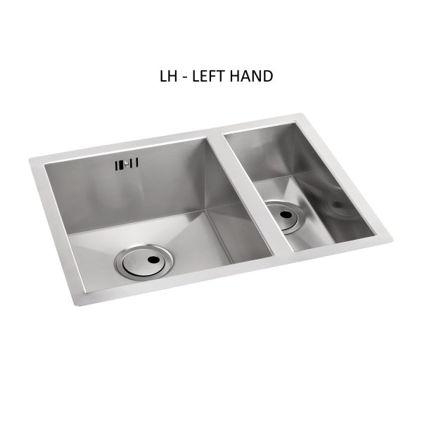 Abode Matrix R0 1.5 Bowl Undermount Sink Brushed Steel