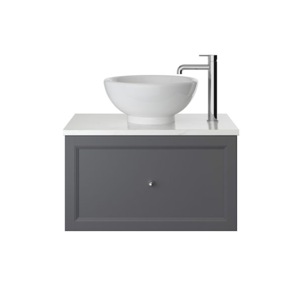 Heritage Caversham Wall Hung One Drawer Vanity Unit - Image 2