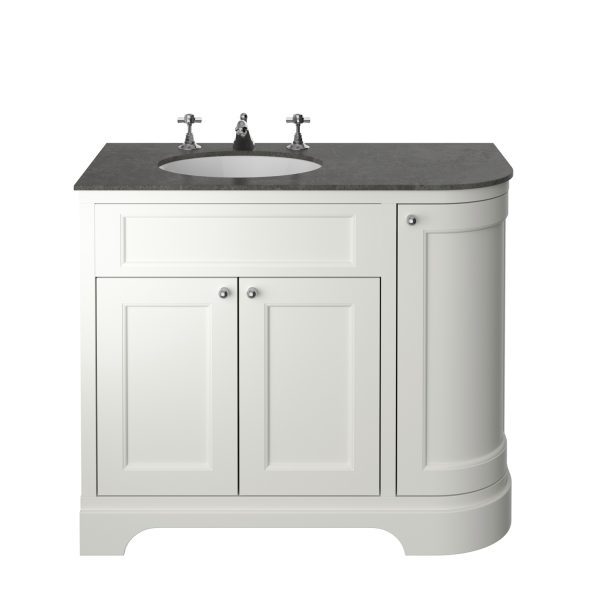 Heritage Wilton 1000mm Corner Right Hand Vanity Unit - Image 2