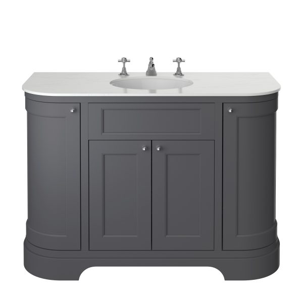 Heritage Wilton 1200mm Curved Vanity Unit - Image 3