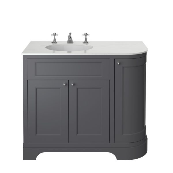 Heritage Wilton 1000mm Corner Right Hand Vanity Unit