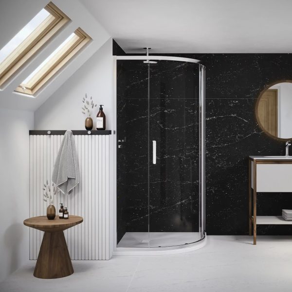 Flair Shower Enclosures Baby ILI One Door Sliding Quadrant