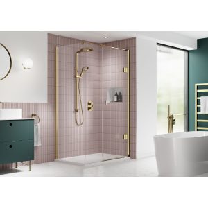 Kudos Pinnacle8 Level Access Hinged Recess Shower Door