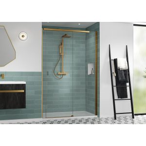 Kudos Pinnacle8 Level Access Straight Sliding Recess Shower Door