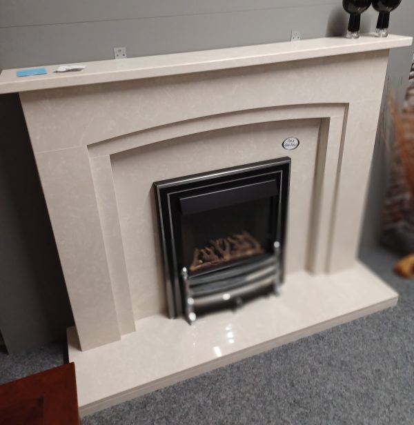 Brison Staveley 48 or 54 inch Micro Marble Fireplace - Image 3