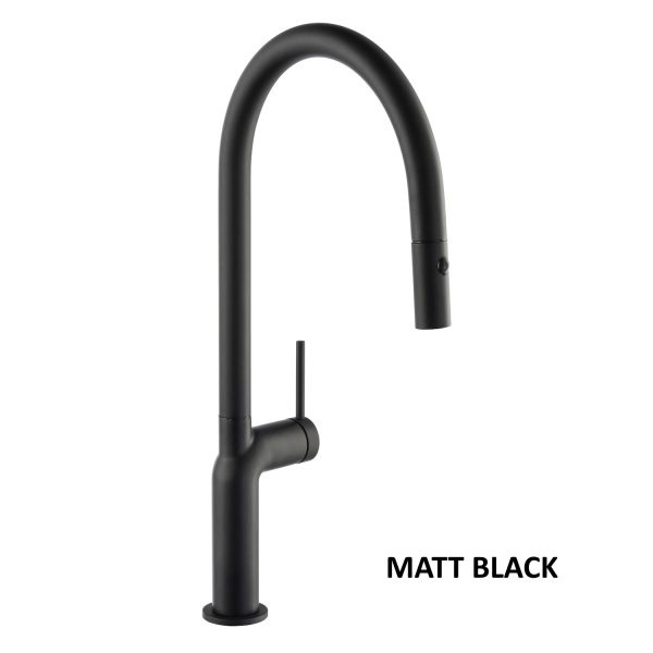 Abode Tubist Single Lever Mixer Tap with Pull Out - Image 4