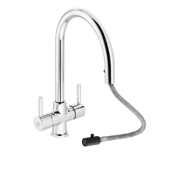 Abode Zest Monobloc Pull-Out Mixer Tap - Image 2