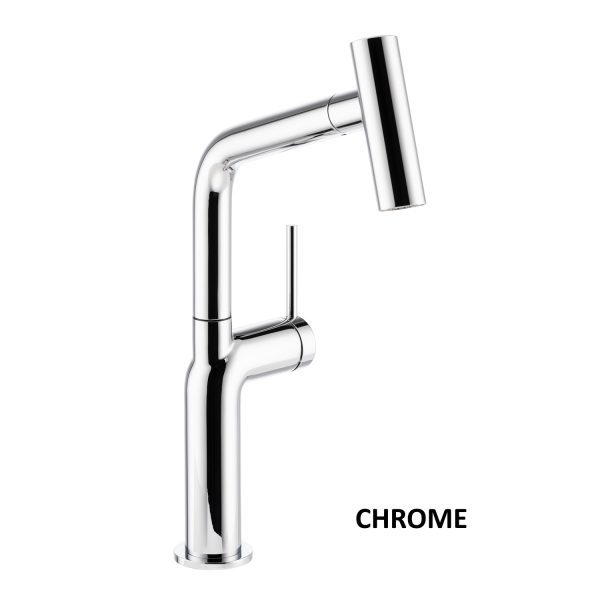 Abode Tubist T Single Lever Mixer Tap with Pull Out - Image 2