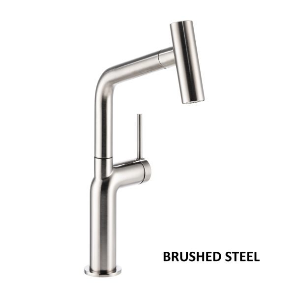 Abode Tubist T Single Lever Mixer Tap with Pull Out - Image 3