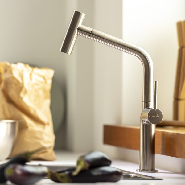 Abode Tubist T Single Lever Mixer Tap with Pull Out - Image 5