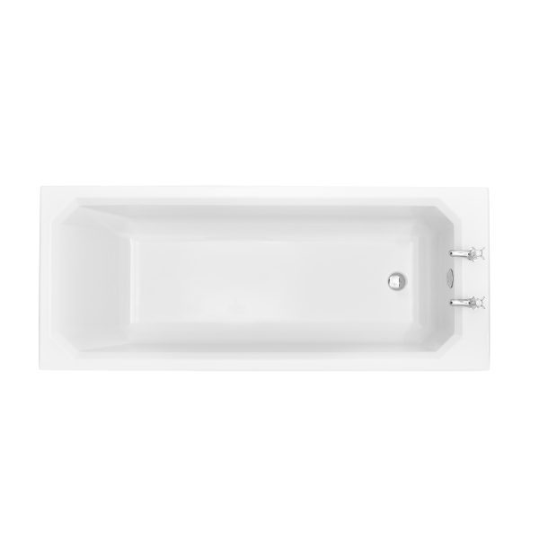 Heritage Granley Deco Acrylic Single Ended Fitted Bath