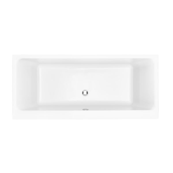 Heritage 1700 x 750mm Solid Skin Acrylic Double Ended Blenheim Fitted Bath