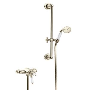 Heritage Dawlish Exposed Shower with Premium Flexible Riser Kit