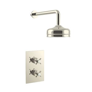 Heritage Dawlish Recessed Shower with Premium Fixed Head kit