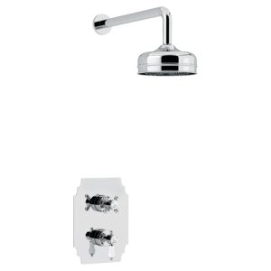 Heritage Glastonbury Recessed Shower with Premium Fixed Head kit