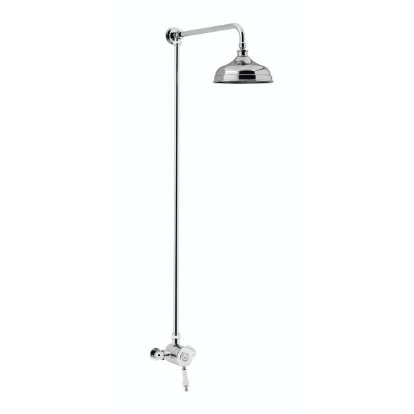 Heritage Glastonbury Exposed Shower with Premium Fixed Riser Kit