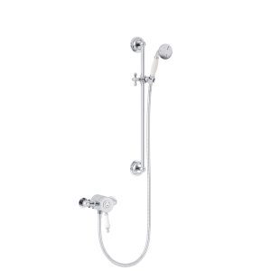 Heritage Glastonbury Recessed Shower with Premium Flexible Riser Kit