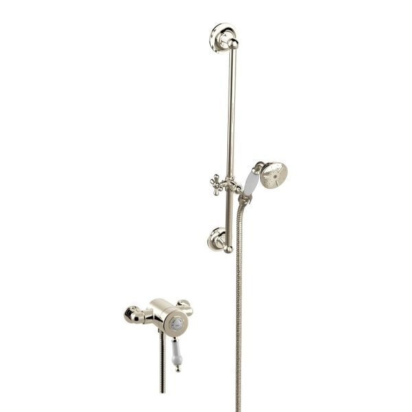 Heritage Glastonbury Recessed Shower with Premium Flexible Riser Kit - Image 2