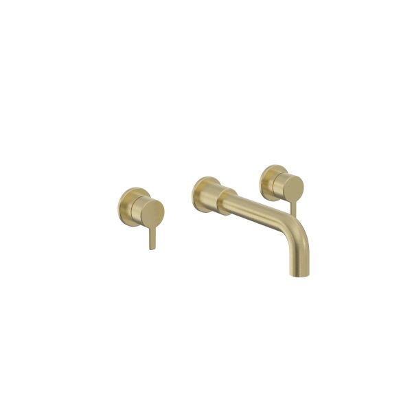 Heritage Dartmouth 3 Taphole Wall Mounted Basin Mixer