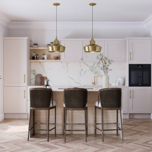Second Nature Belsay Smooth Shaker Kitchen