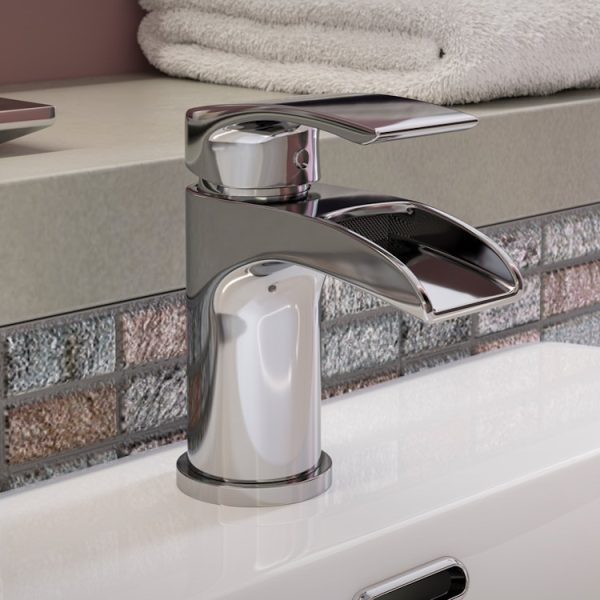 Brison Oeste Chrome Basin Mixer - Image 2