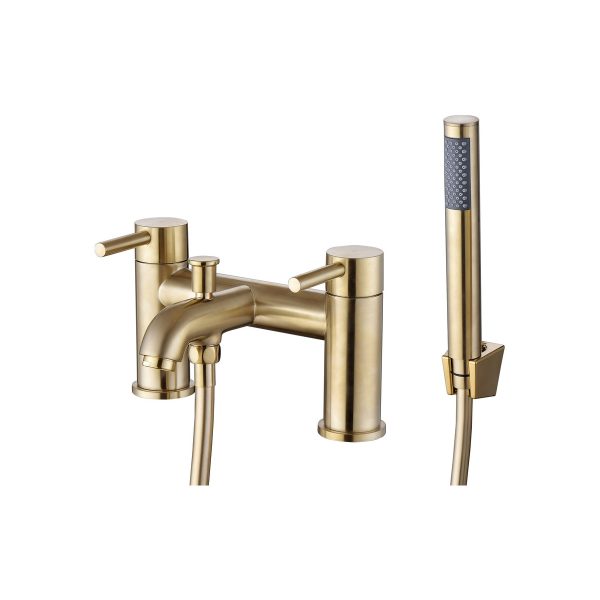 Brison Tabarca Brushed Brass Bath Shower Mixer