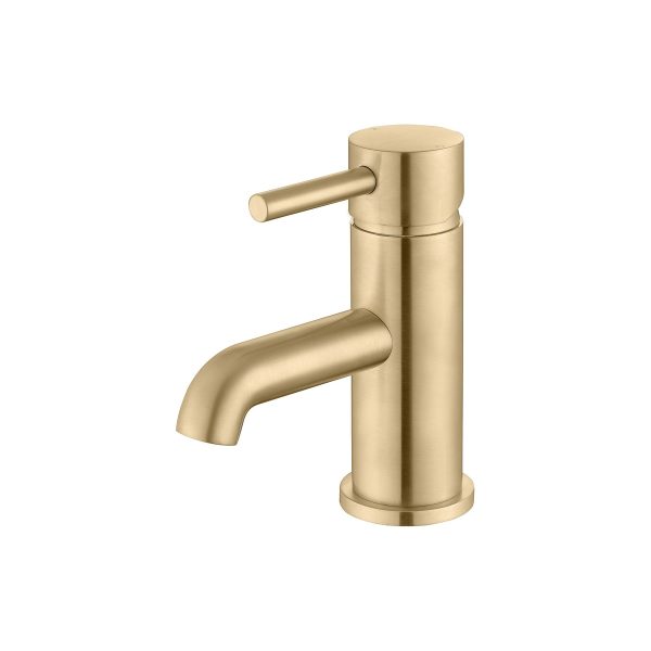 Brison Tabarca Brushed Brass Basin Mixer