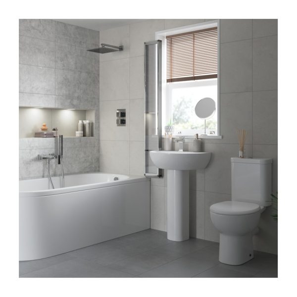 Brison Cheviot One Tap hole Basin and Full Pedestal