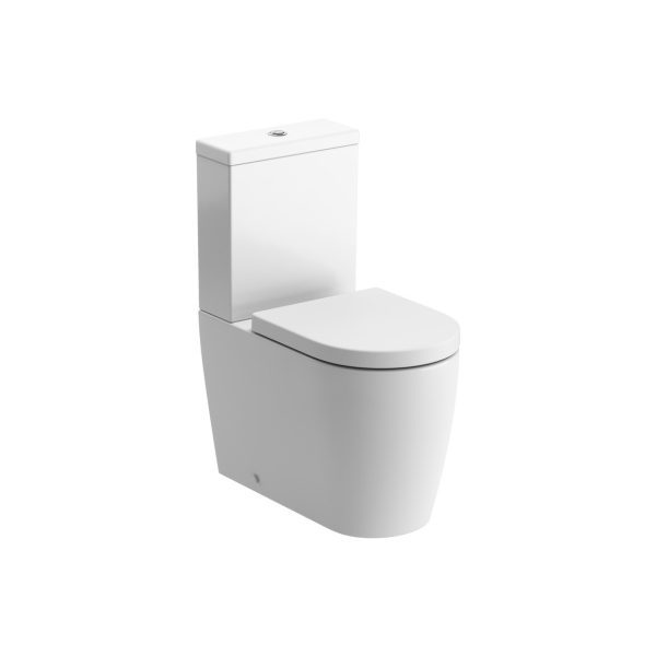 Brison Kelso Close Coupled Fully Shrouded Rimless WC Toilet Complete