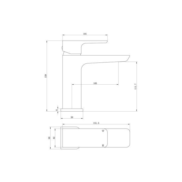 Brison Onza Basin Mixer - Image 4