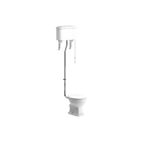 Brison Renwick WC Toilet and High level Cistern complete with Seat - Image 2