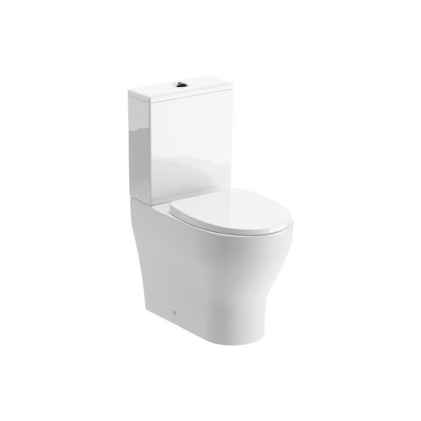 Brison Tasman Close Coupled Fully Shrouded Rimless Short Projection WC Toilet Complete